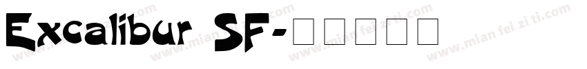 Excalibur SF字体转换